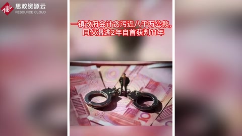 镇政府<em>会计</em>伙同他人贪污近8千万公款