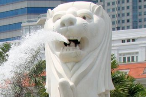 新加坡——鱼尾<em>狮</em>像