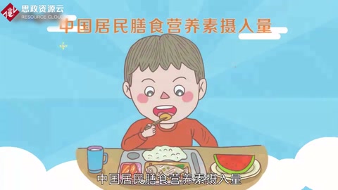 一分钟了解中国居民膳食营养素摄入量