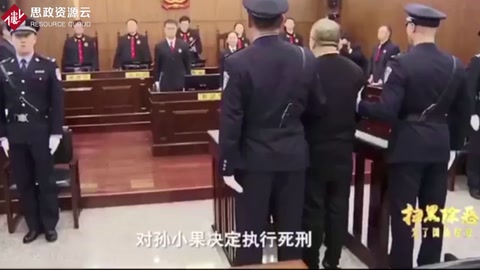 孙小果被<em>执行</em><em>死刑</em>