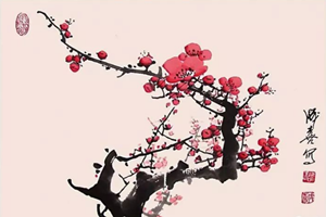 画梅大师王成喜梅花作品