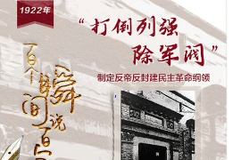 【<em>百个</em><em>瞬间</em><em>说</em><em>百年</em>】1922，“<em>打倒</em>列强，除军阀”