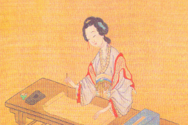 <em>宋代</em>女<em>词人</em>—李清照像