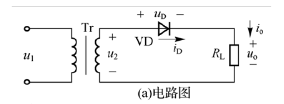 单相半波整流电路图