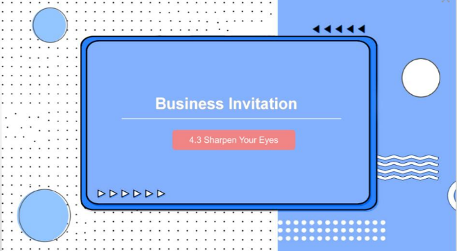  PPT课件：通识课：《大学英语B层次—Business Invitation》