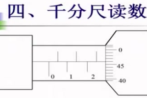 千分尺读数方法