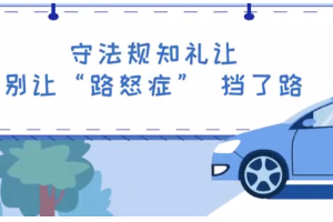 守法规知礼让 别让“路怒症” 挡了路