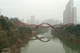 长沙梅溪湖中国结“网红桥”