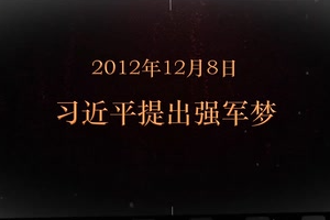 2012年12月8日 习近平提出强军梦