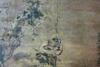 美育类资源—陈子和创作国画《苏武牧羊图》